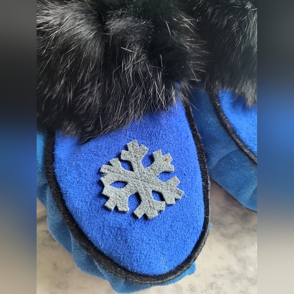 🍦🍦So soft🍦🍦 Homemade leather and fur moccasins - Picture 2 of 11